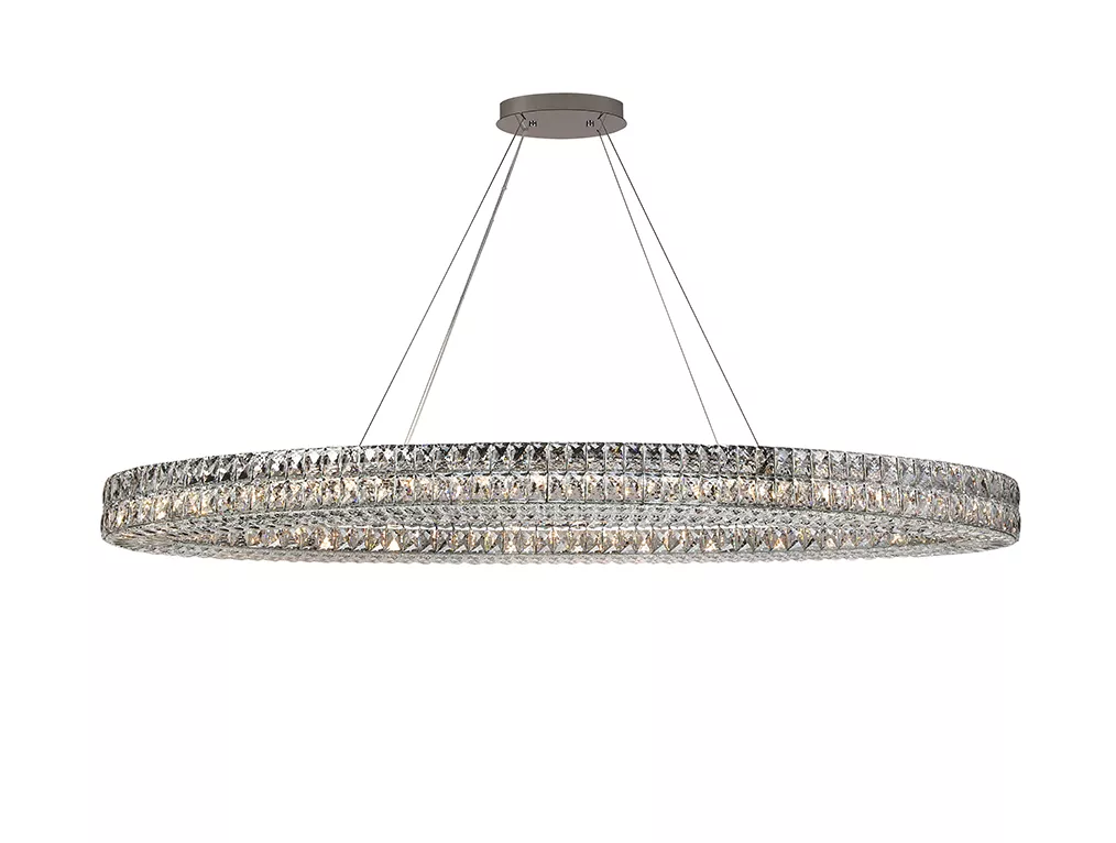 

Подвесные люстры Newport 8550/160 C oval chrome М0071310