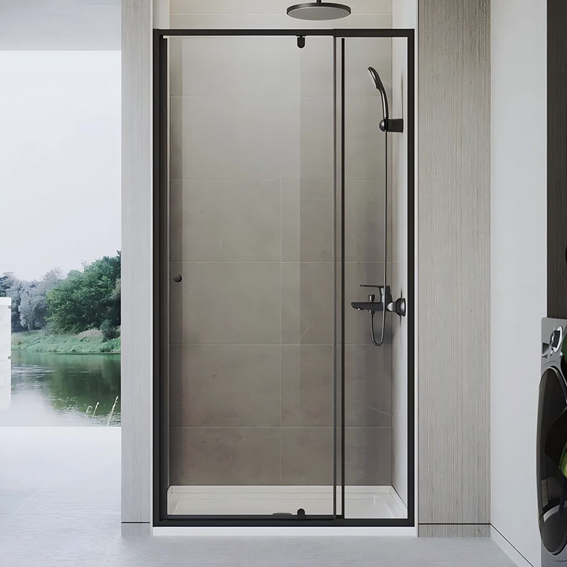 

Душевая дверь в нишу Veconi Vianno VN-26B 90 см, профиль матовый черный, стекло прозрачное