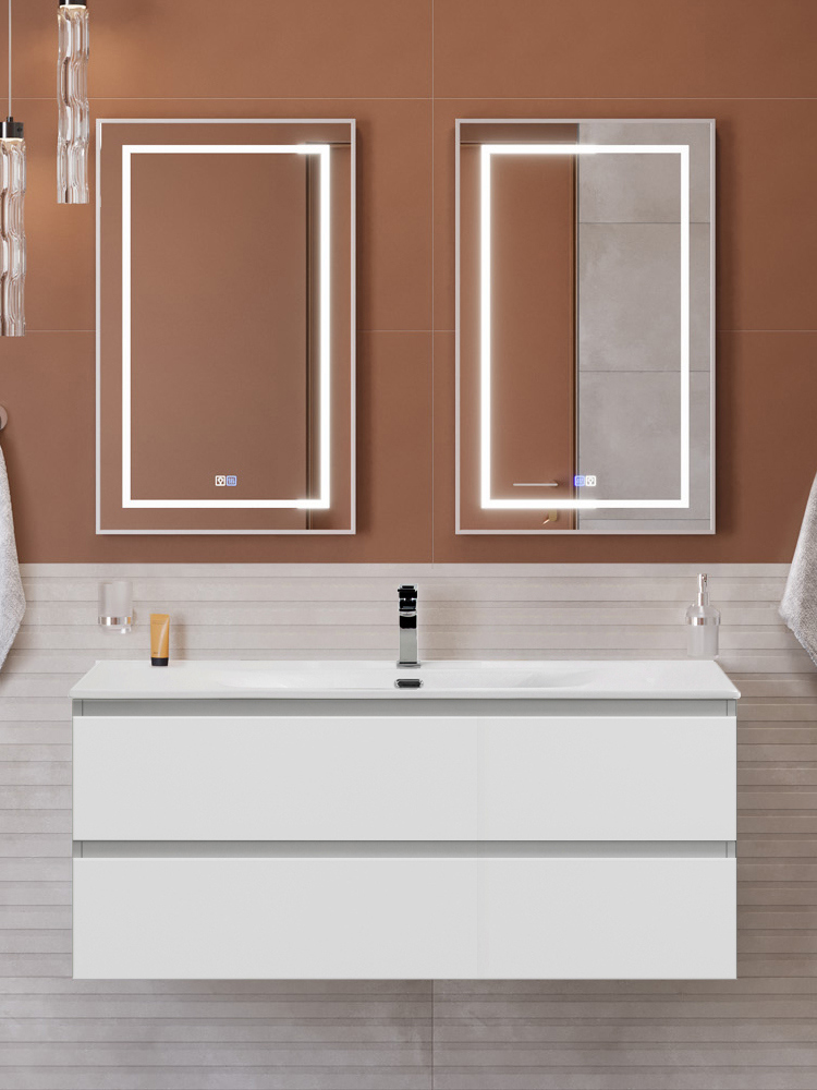 Мебель для ванной комнаты BelBagno Kraft 120 подвесная bianco opaco раковина bb-8099-120 81100₽