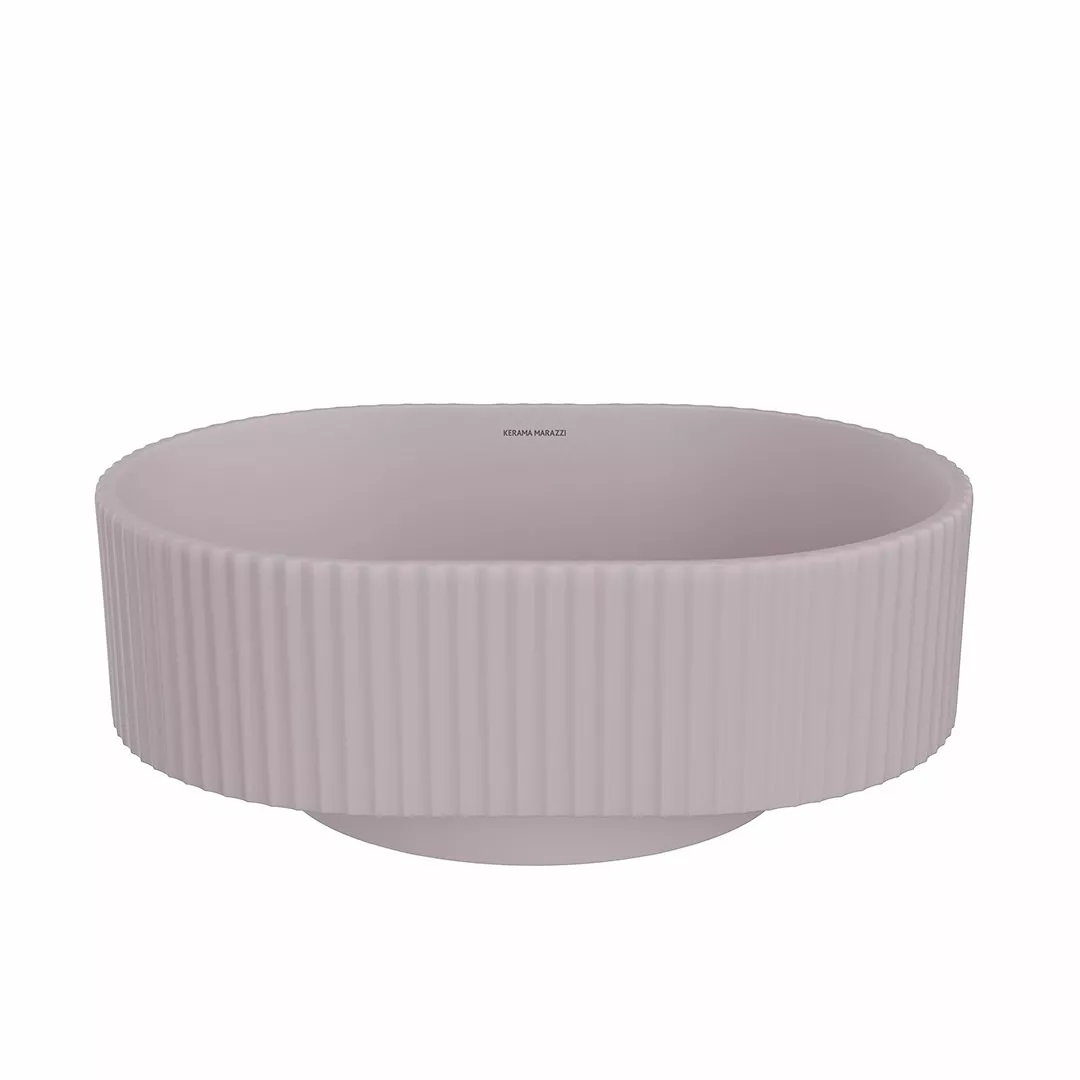 

Раковина накладная Kerama Marazzi Artbasin Conchiglia 50 мальва матовый (VE.wb.50\MAL)