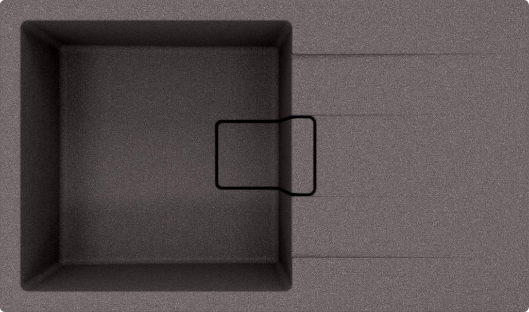 

Мойка кухонная Florentina Ривьера 860 черная