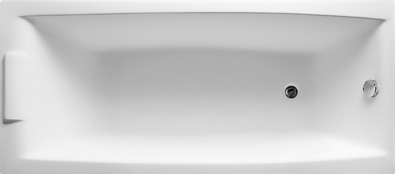 Акриловая ванна Marka One Aelita 170x75, белый, акрил  - купить со скидкой