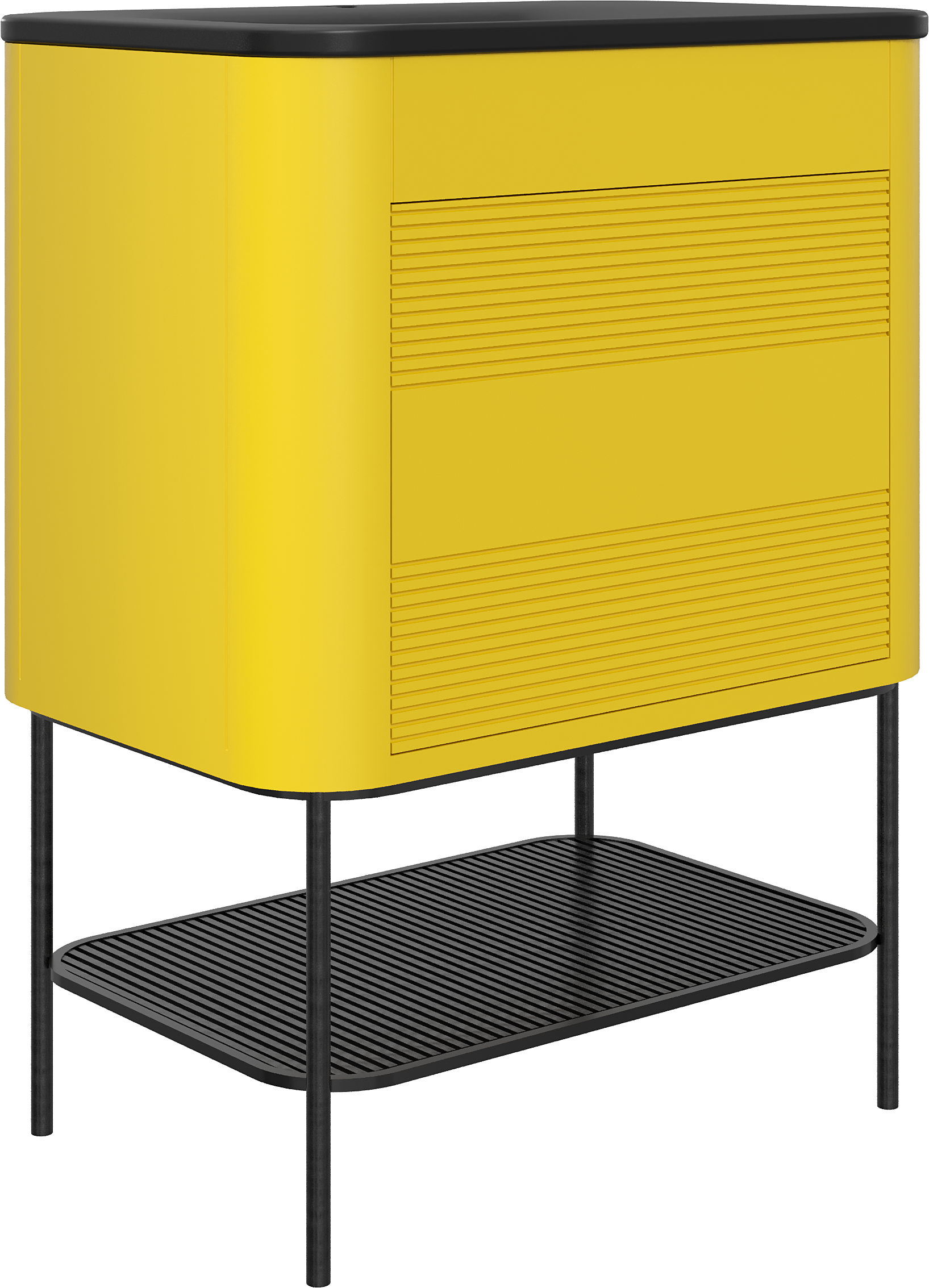 

Тумба с раковиной Belinza Twist plus 65 желтая