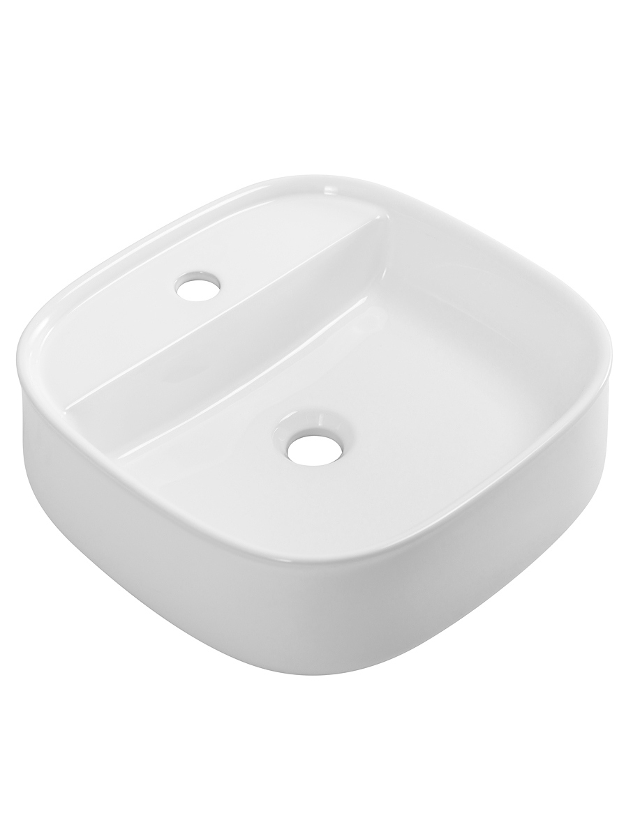 

Накладная раковина Cezares 42 глянцевая белая