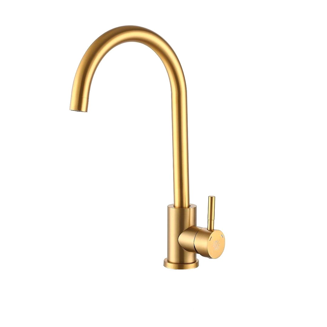 

Смеситель для кухни РМС SUS124G-017F золотой