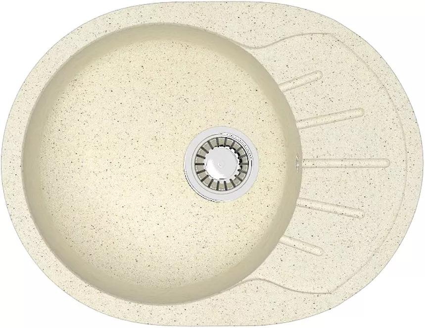 

Мойка кухонная ZETT lab. бежевая T010Q002