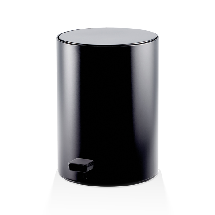 Decor Walther TE 50 Ведро 235xh32см с педалью и крышкой softclose цвет черный матовый 37868₽
