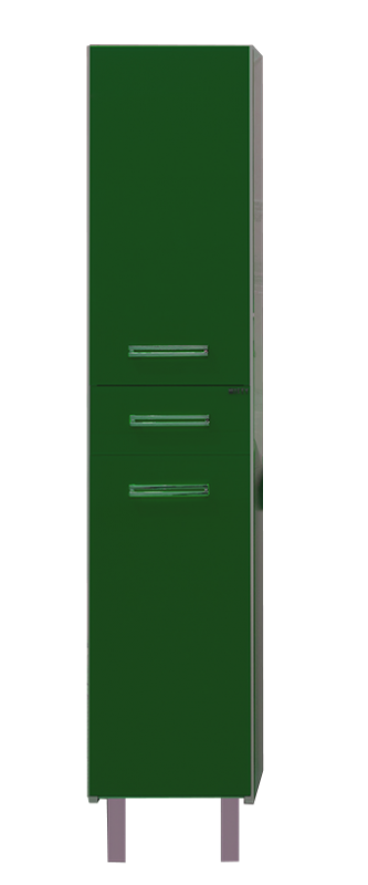 Джулия - 36 Пенал  правый с Б/К  и с ящиком зеленый Л-Джу05036-0810К1ЯП - фото 1