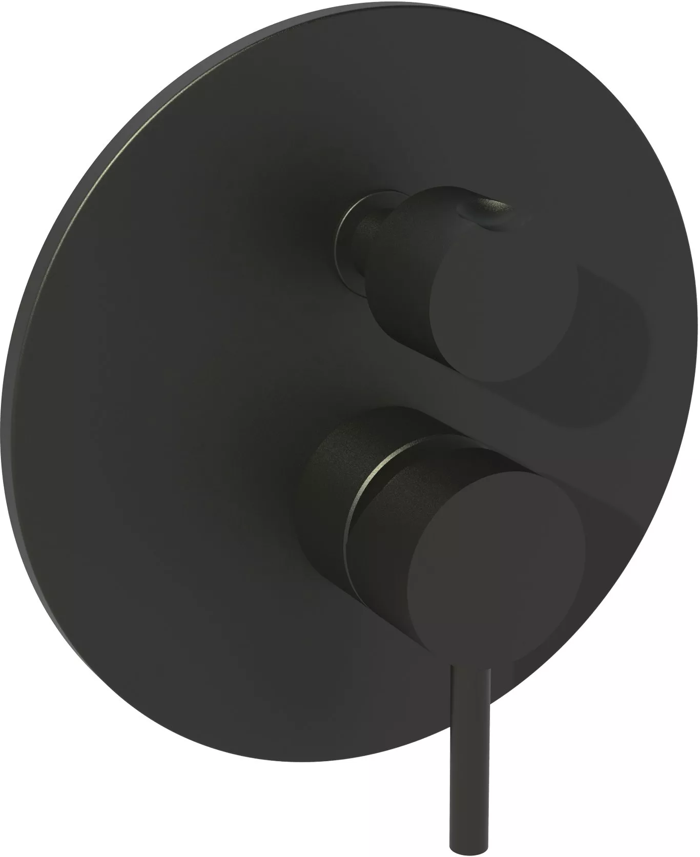

Смеситель для ванны с душем Paffoni Light LIG018NO черный матовый