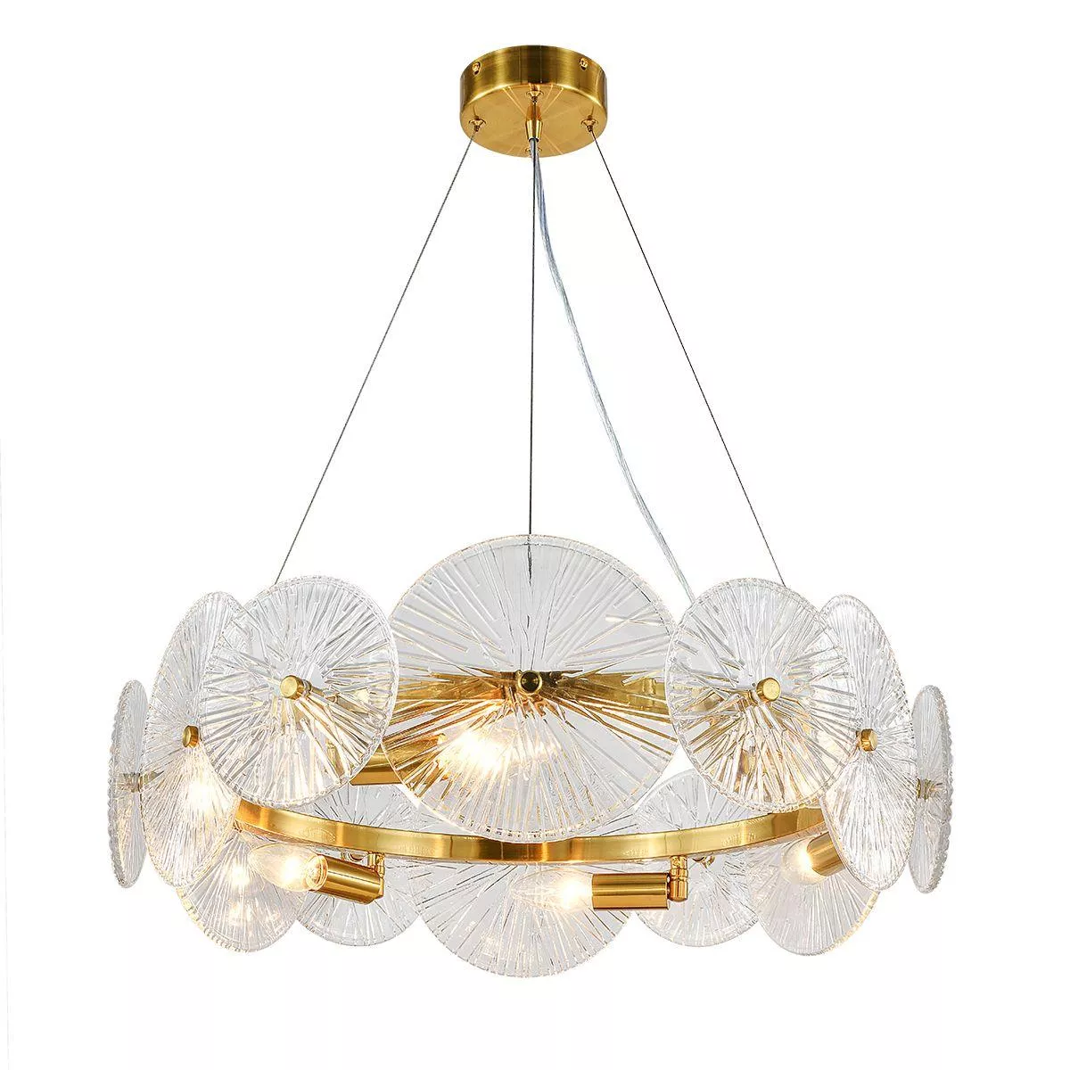 

Подвесная люстра Indigo Miele V12021/6P Brass V000604