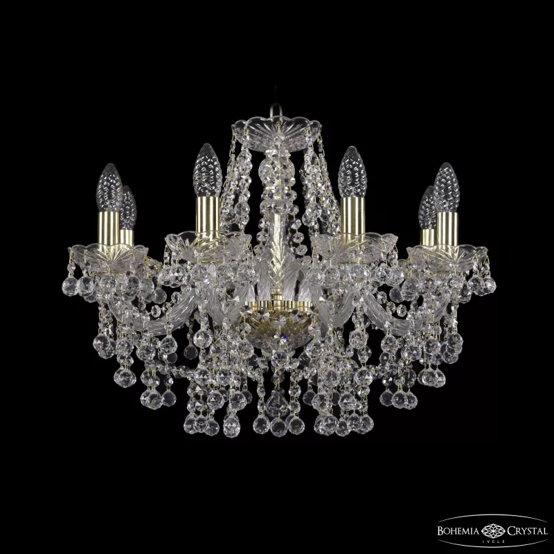 

Подвесная люстра Bohemia Ivele Crystal 1409/8/195 G