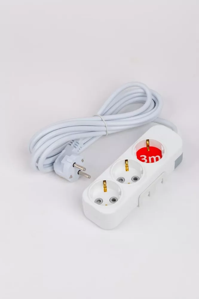 

Удлинитель с/з 3вх с защитными шторками ELBI Myra 527-010203-311