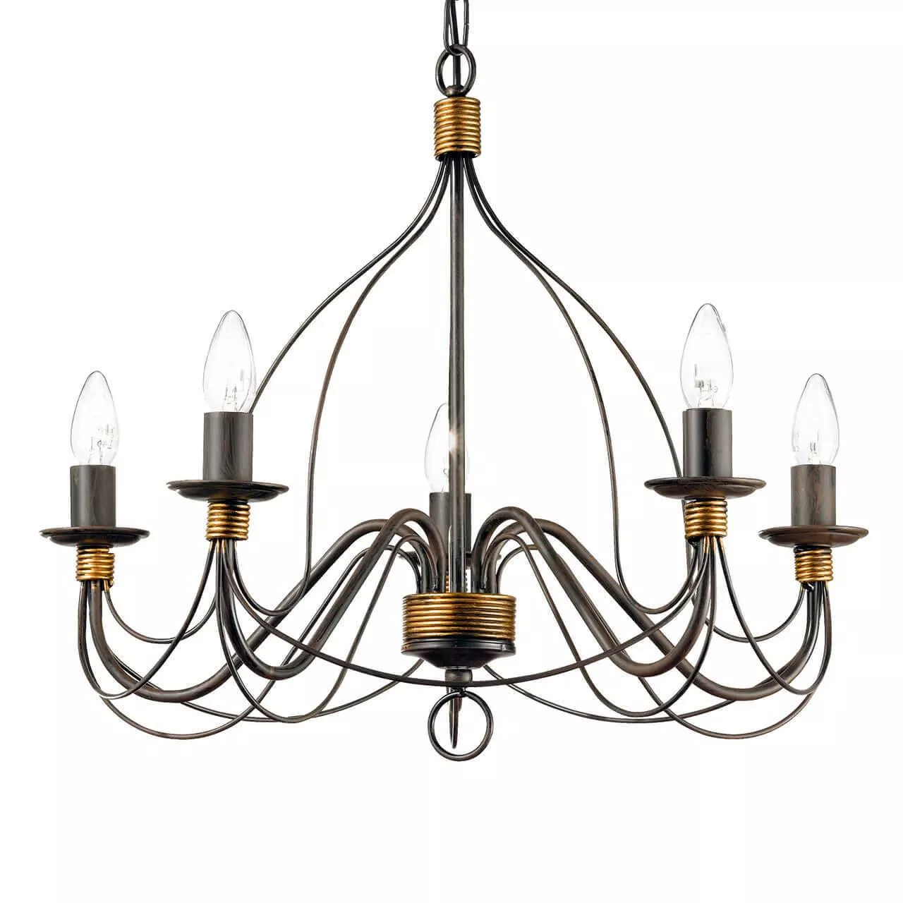 

Подвесная люстра Ideal Lux Corte SP5 Ruggine 057187