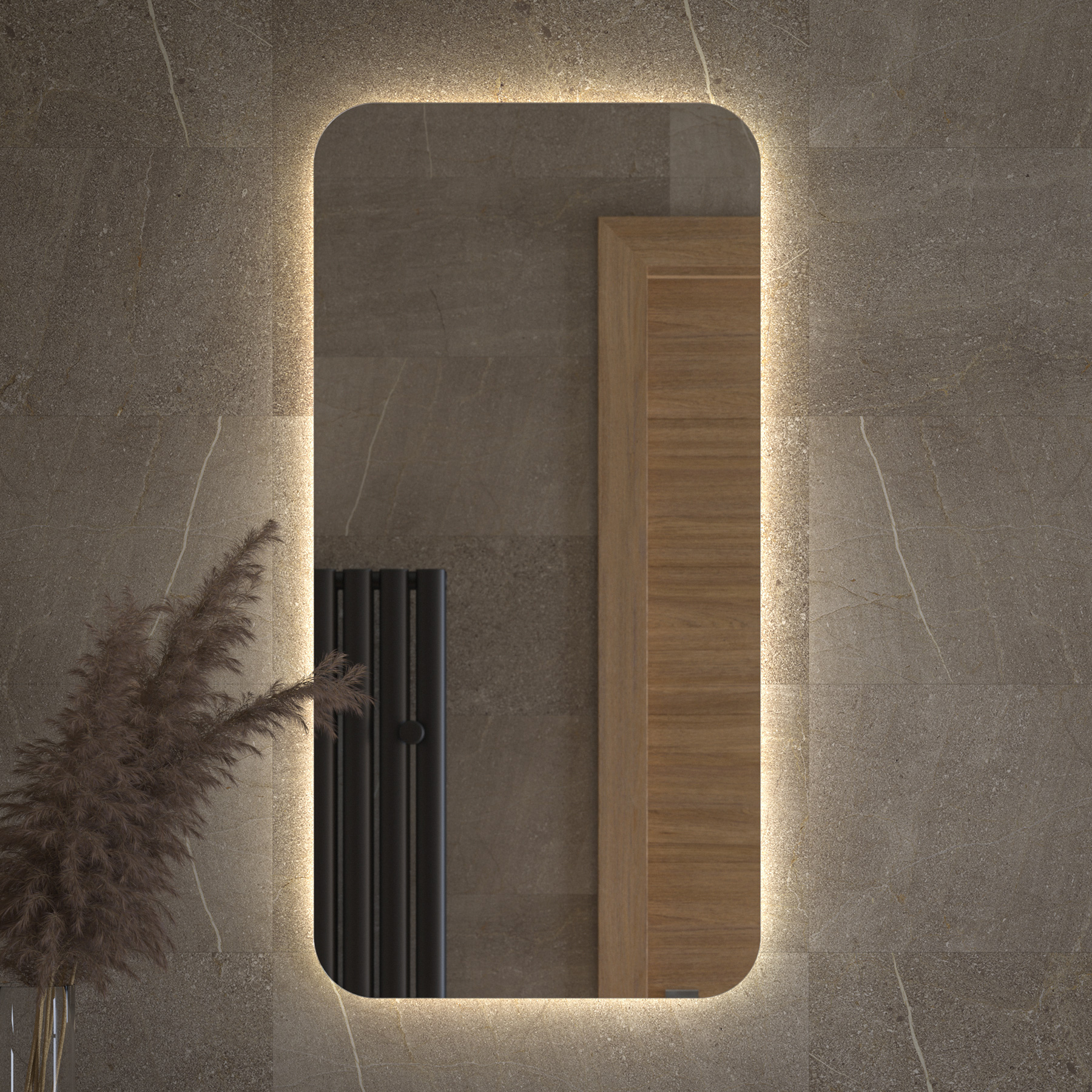 

Зеркало Defesto Opti DF2805 50х100 с LED-подсветкой, 4500К