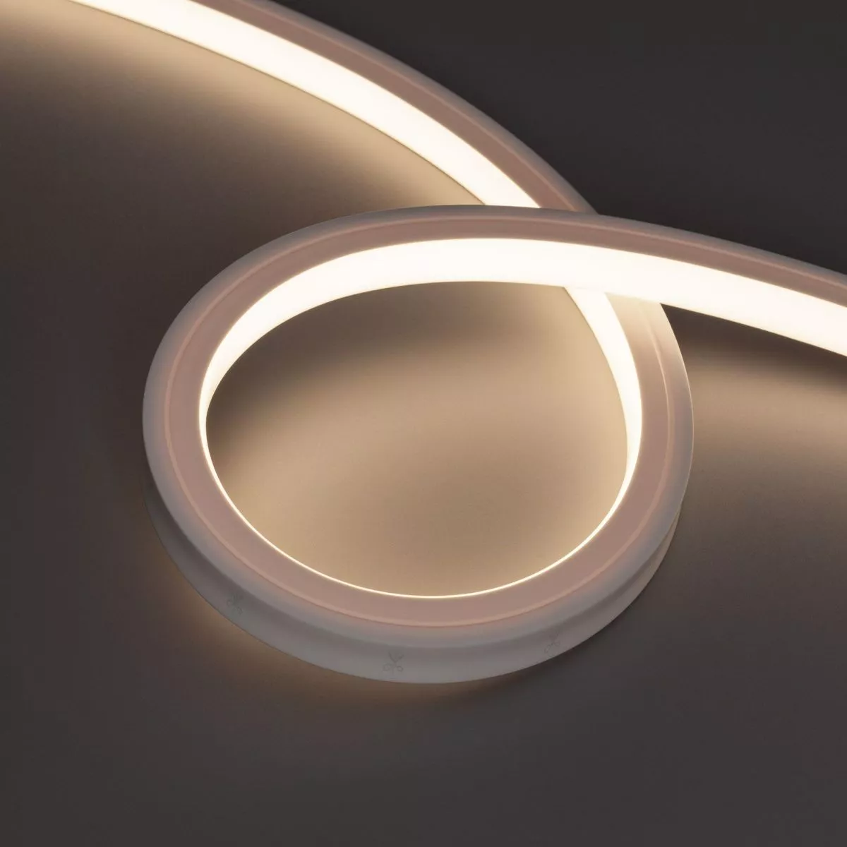 

Светодиодная герметичная лента Arlight NOVA-TOP-PU-A120-16x15mm 24V Warm3500 (10 W/m, IP68, 1m, wire x1) 050603