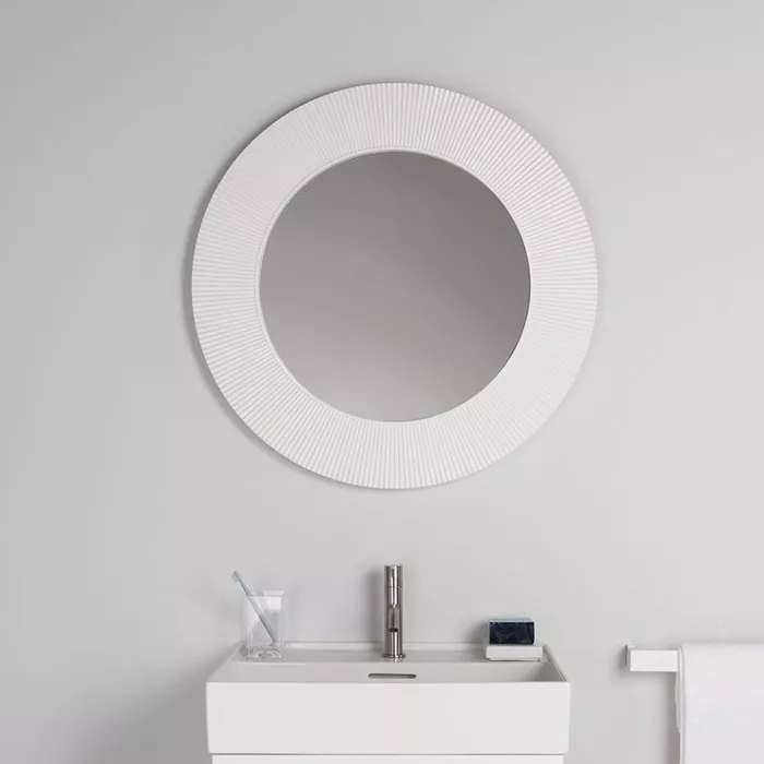 

LAUFEN (Kartell by Laufen) Зеркало круглое 780 мм, пластик, плотный белый