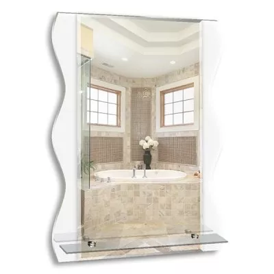 

Зеркало MIXLINE Лацио 575*750 ШВ с полкой (537408