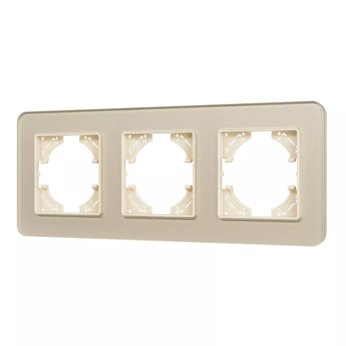 

Рамка на 3 поста стеклянная Arlight FRM-OMALI-SFGS-3-GD 049715