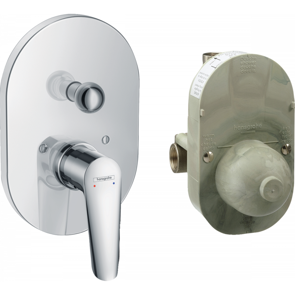 

Смеситель на ванну Hansgrohe Logis E, 71408000, хром