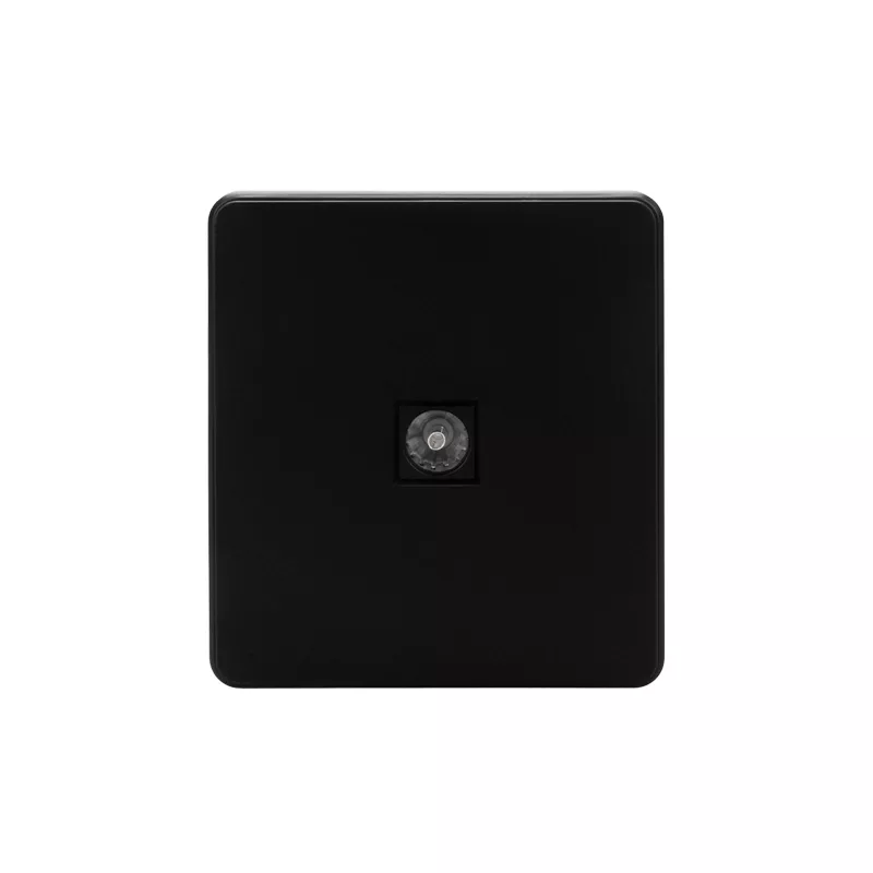 Розетка ROUND TV с/у оникс KRANZ KR-78-0723-3