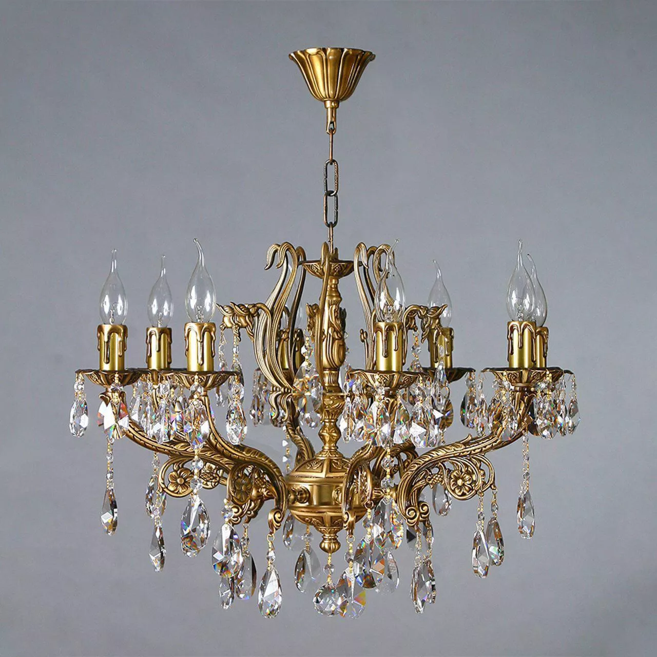 

Подвесная люстра Ambiente Ferro 8828/8 AB Tear Drop