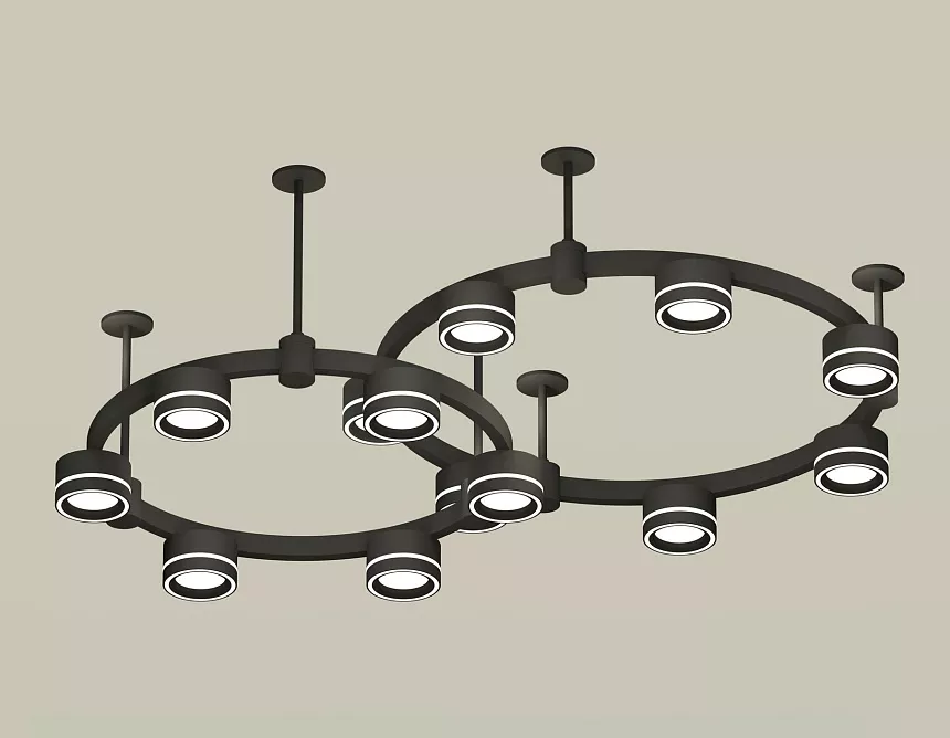 

Комплект подвесного светильника Ambrella Light Techno Ring XR92221004 (A9222, A9227, C9238, C9232, N8434)