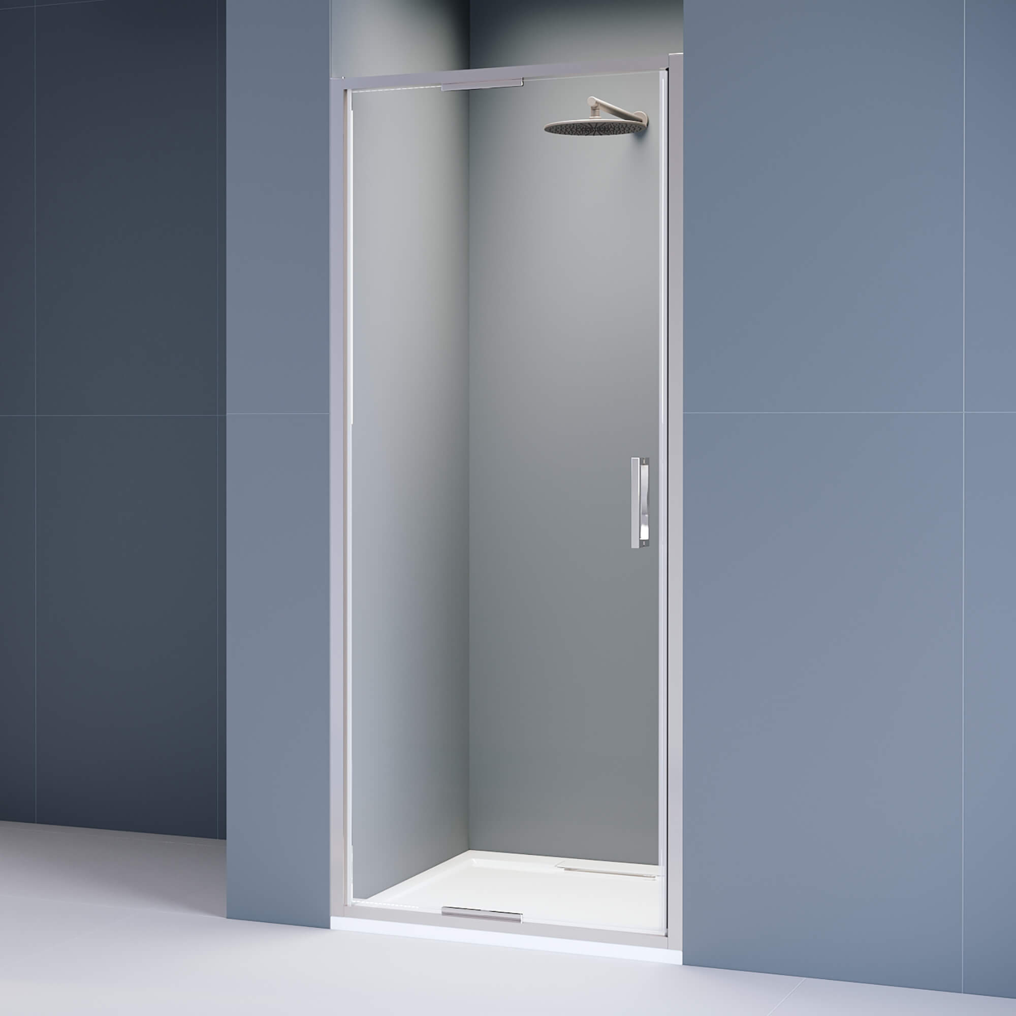 

Душевая дверь в нишу RGW Stilvoll SV-05 80 см, профиль матовый хром, стекло прозрачное