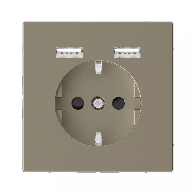 

Розетка компьютерная USBx2 Schneider Electric Merten D-Life MTN2366-6033