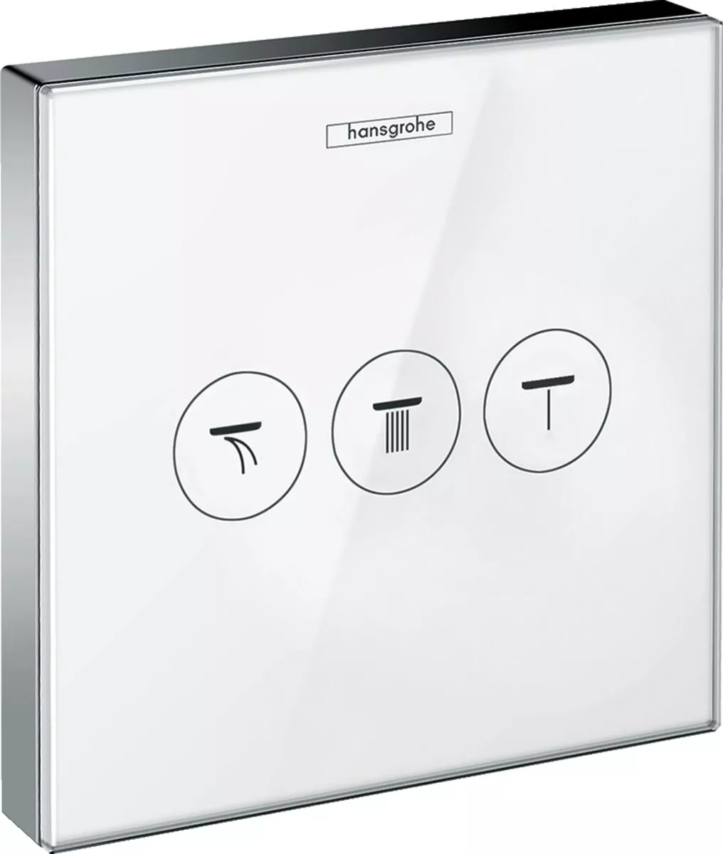 

Переключатель потоков Hansgrohe ShowerSelect 15736400 на три потребителя, белый
