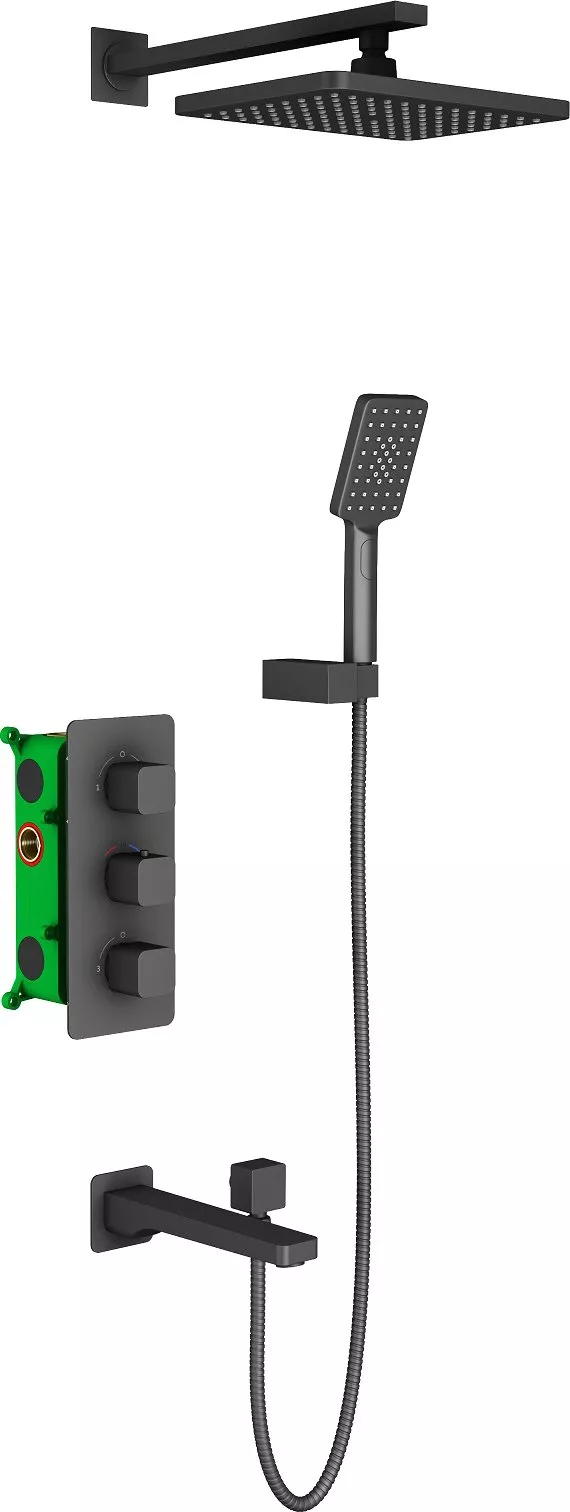 

Душевой комплект Timo Petruma SX-5049/03SM черный