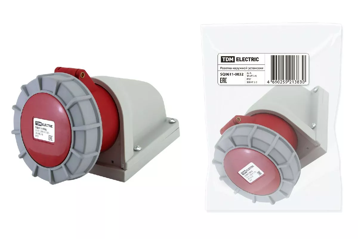 

Розетка наружной установки TDM Electric SQ0611-0032