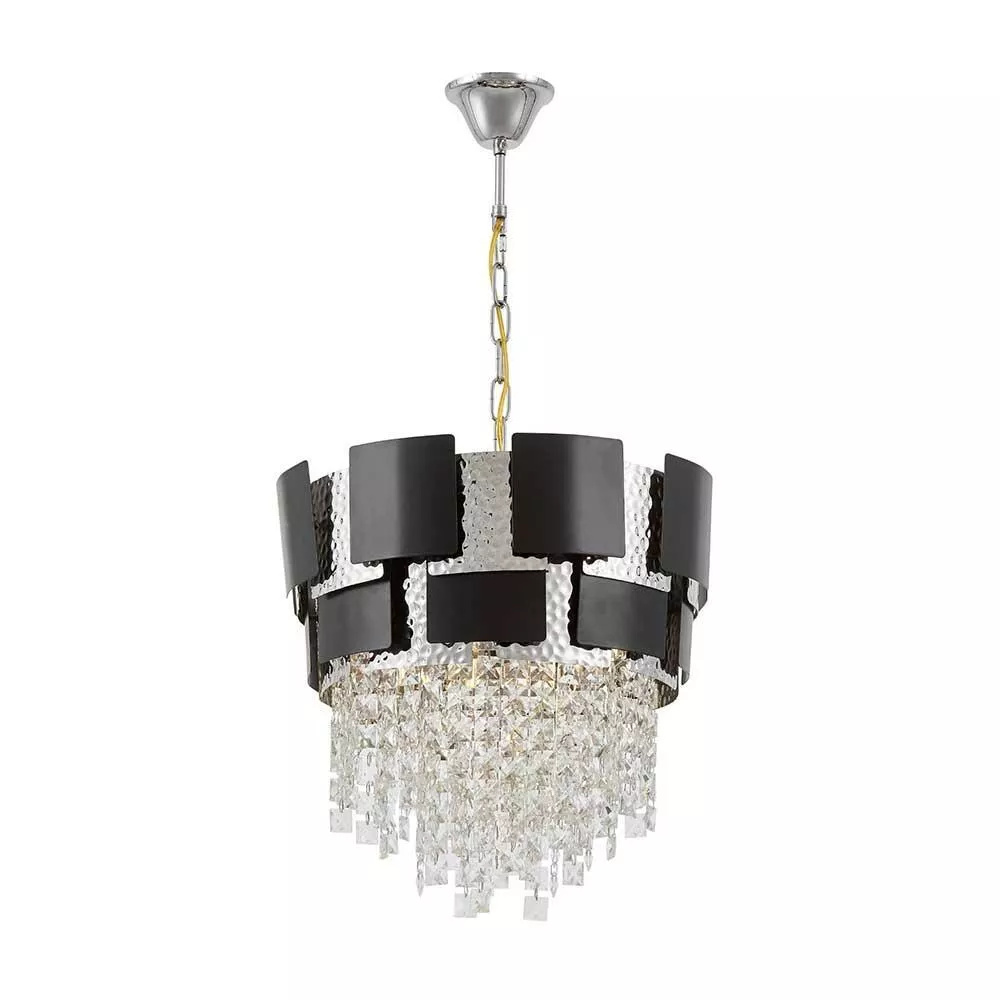 

Подвесной светильник Lumina Deco Kruvia LDP 7045-400 BK+CHR