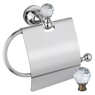 Держатель для туалетной бумаги Cezares Olimp бронза с кристаллом Swarovski 10540₽