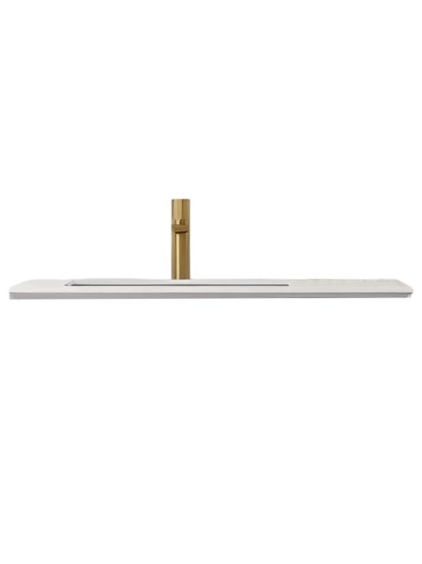 Мебельная раковина ARROW 100 накладная глянцевая белая прямоугольная фарфор 36690₽