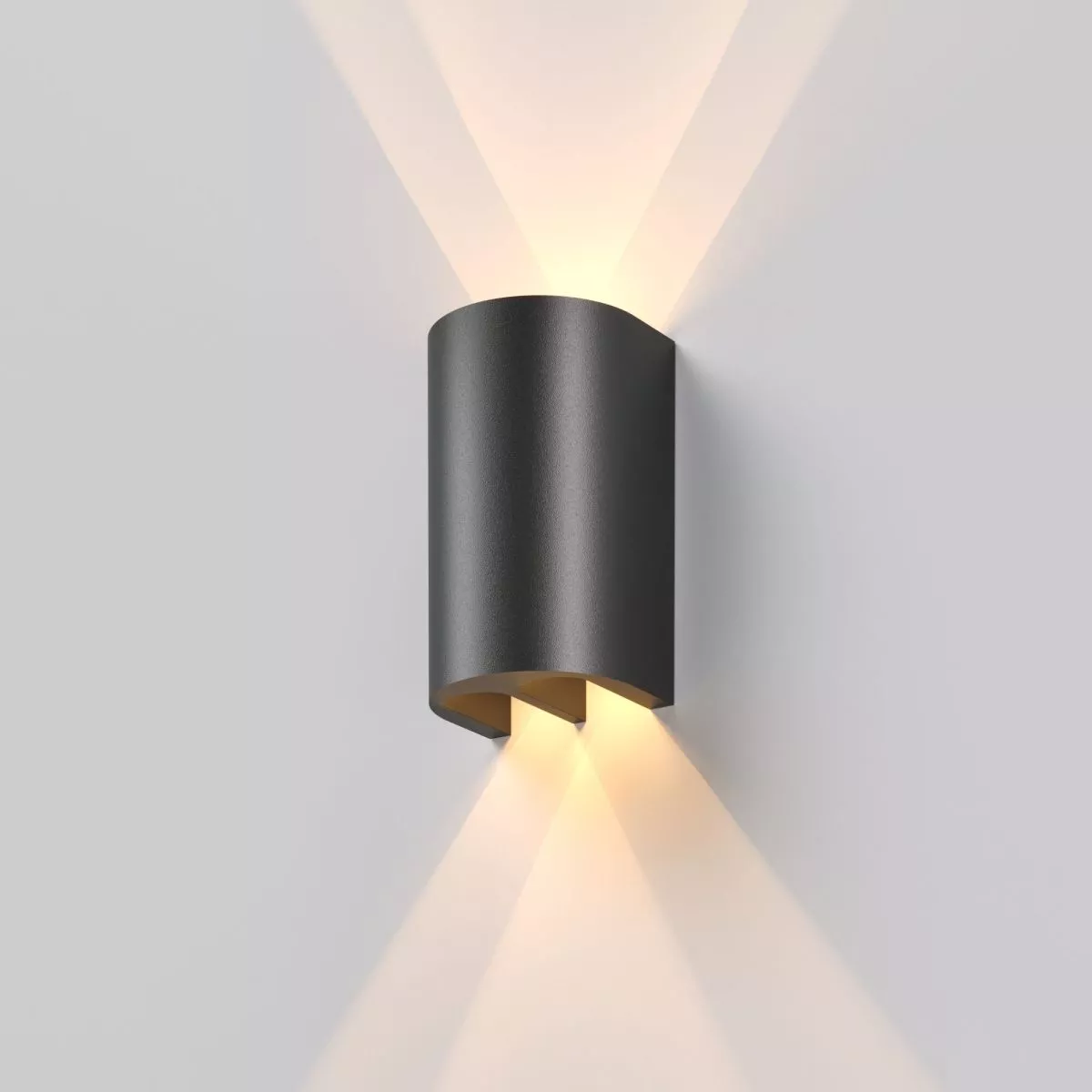 

Уличный настенный светильник Elektrostandard Twinray 3000K 35194/W 4690389217319 a071010