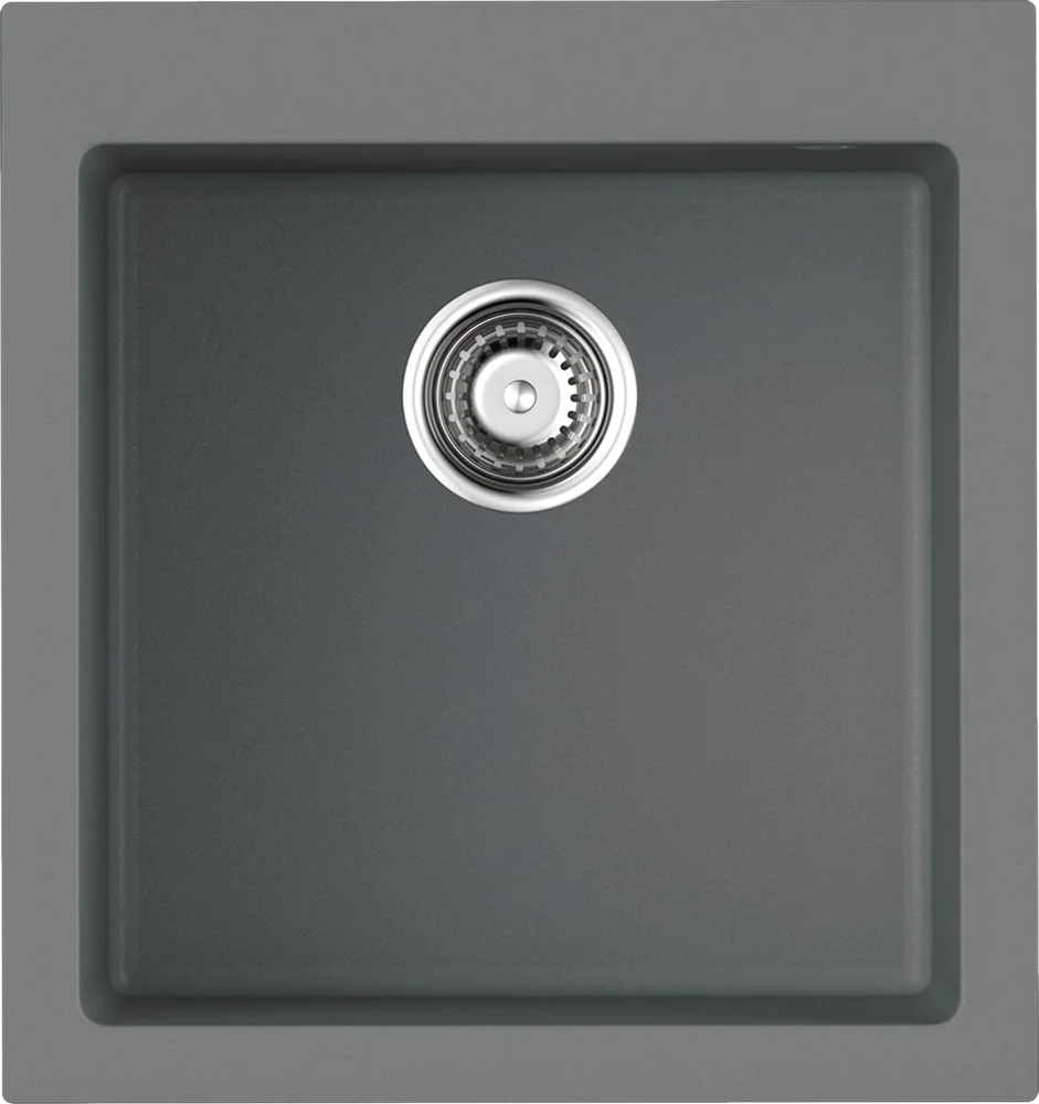 Керамические мойки  Santehnika Room Мойка кухонная Omoikiri Bosen Artceramic 47х50 серый матовый, leningrad grey