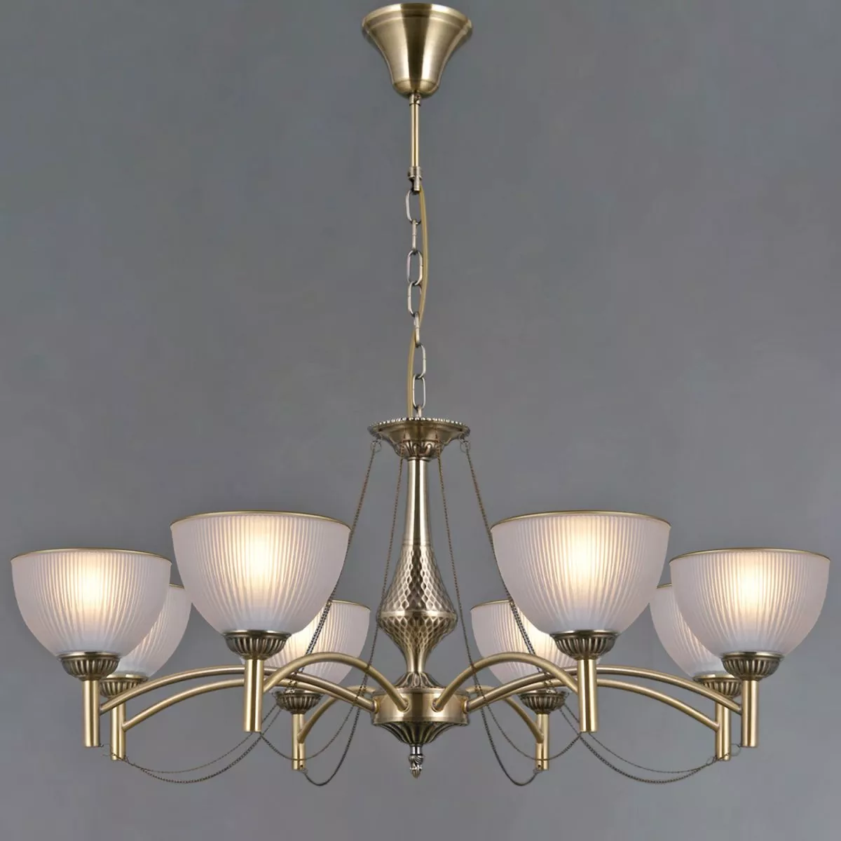 

Подвесная люстра Illumico IL0653-8PSQ-25AB ELITE