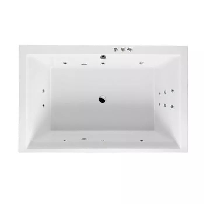 

Ванна акриловая Excellent Crown Lux Smart 190х120 с гидромассажем белый - хром