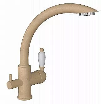 

Смеситель Flortek ШАЛЕ FK, цвет Бежевый ( CHALET FK, Beige)