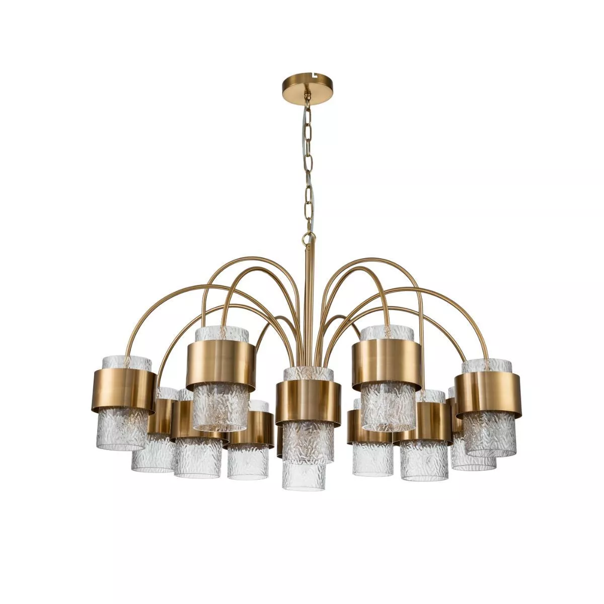 

Подвесная люстра Indigo ELEGANZA 12019/A/12P Brass V000324