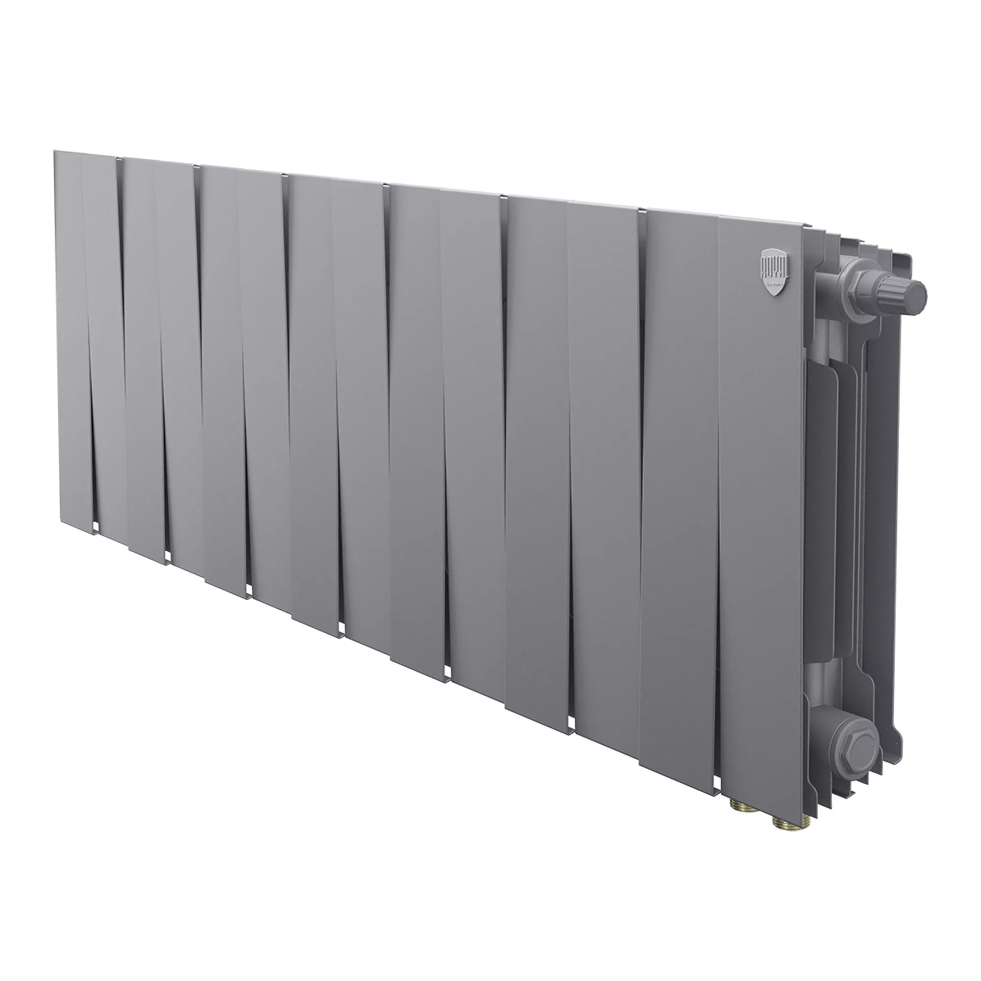 

Радиатор биметаллический Royal Thermo PianoForte 300 Серебристый VR80 - 14 секц.