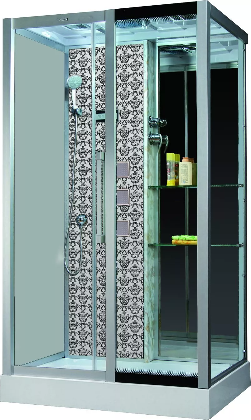 

Душевая кабина Niagara Lux 7713W L серебристый матовый