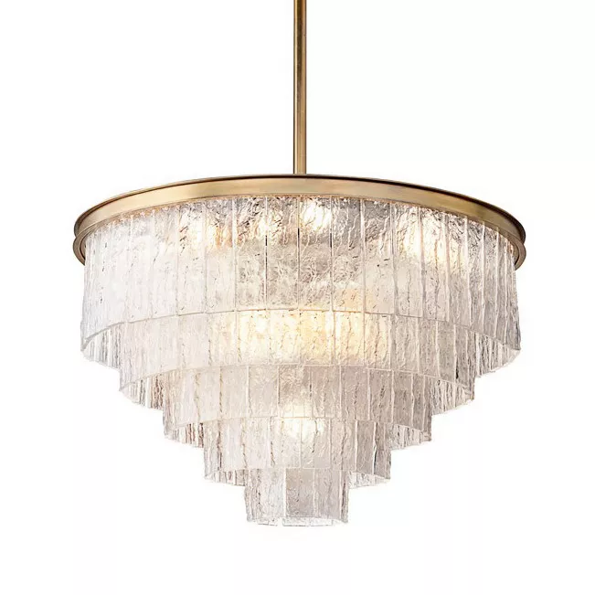 

Подвесная люстра DeLight Collection Glace KG0998P-10R brass