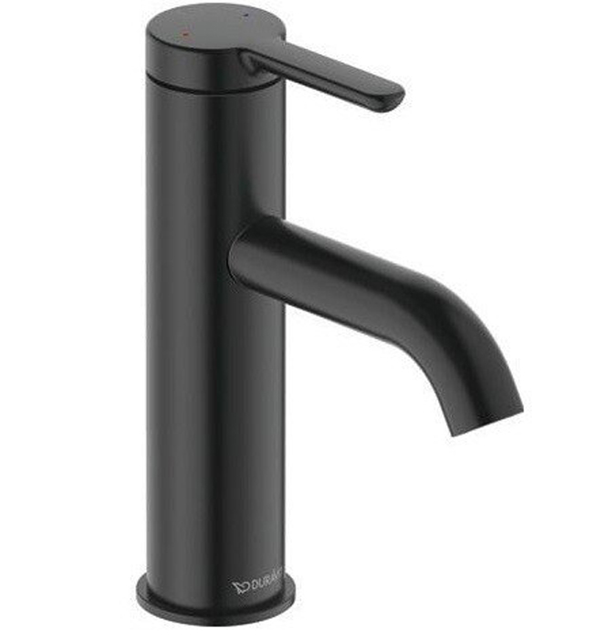 DURAVIT (Circle) Смеситель для раковины, размер M, с донным клапаном, черный матовый