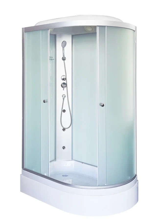 

Душевая кабина DTO LM720L с гидромассажем (120х80х215), средний поддон (27 см), профиль хром, стекло матовое (4 мм), 4 места