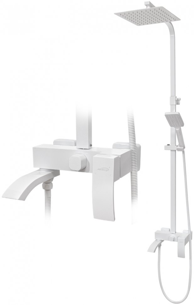 

Душевая система Hansberge CUBITO H5077WW Белый