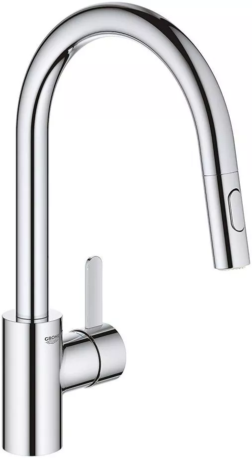 

Смеситель для кухни Grohe Eurosmart Cosmopolitan 31481001 с выдвижным изливом хром