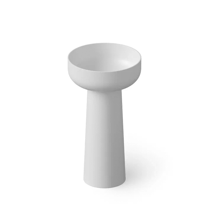 

DEA DESIGN (Pedestal Basin) Раковина напольная 48x48xh88 см, из композита Solid surface, д/клапан с крышкой из композита, цвет White №18