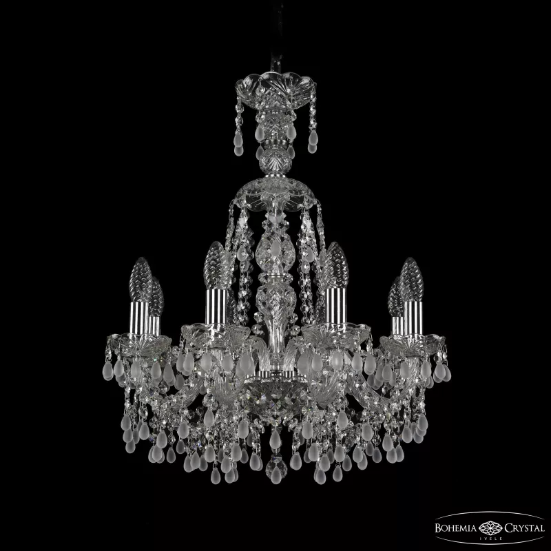 

Подвесная люстра Bohemia Ivele Crystal 1410/8/160/XL-60 Ni V0300