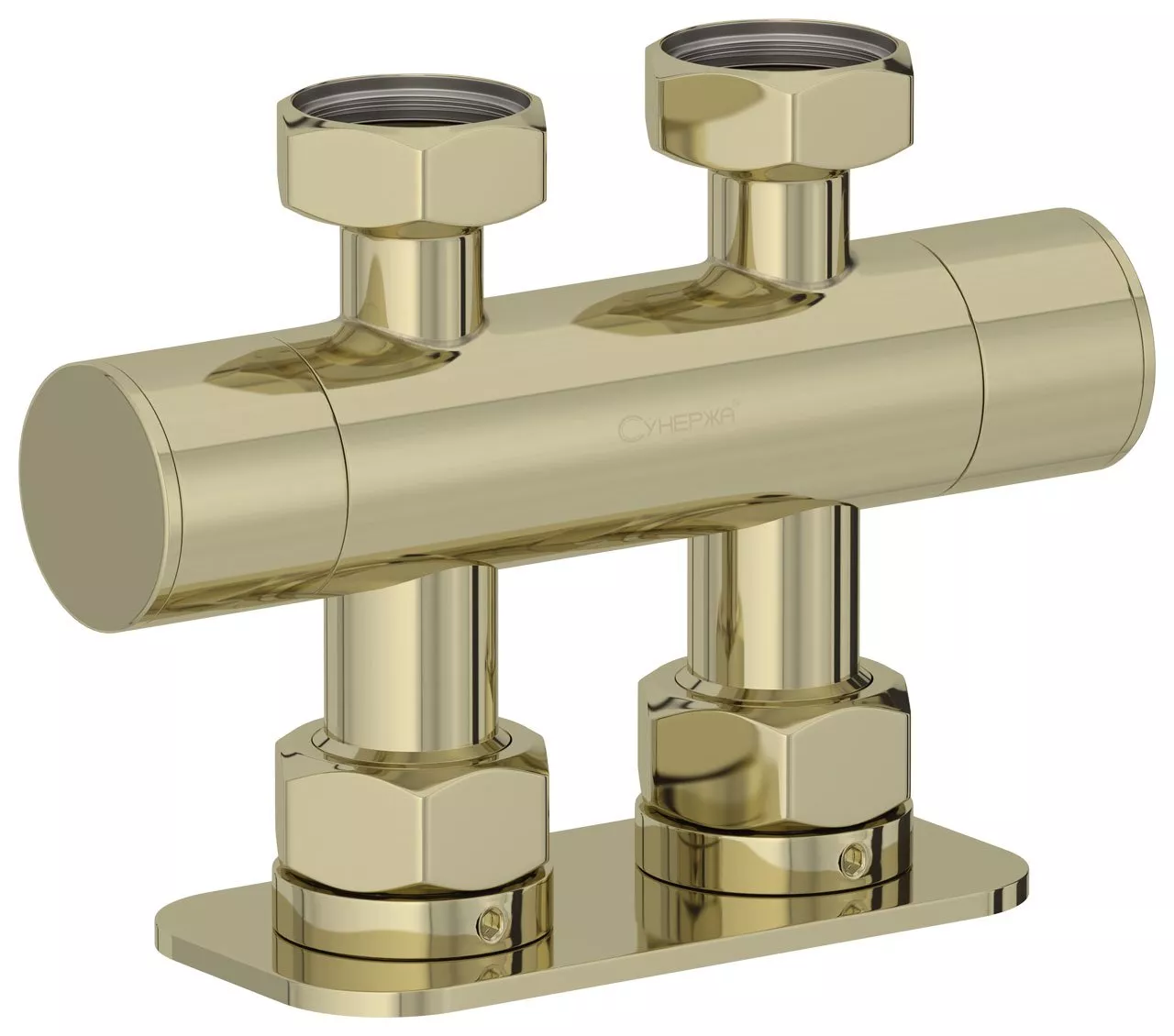 

Вентиль Вентиль 2х3/4" прямой скрытый-скрытый EU50 (Шампань)